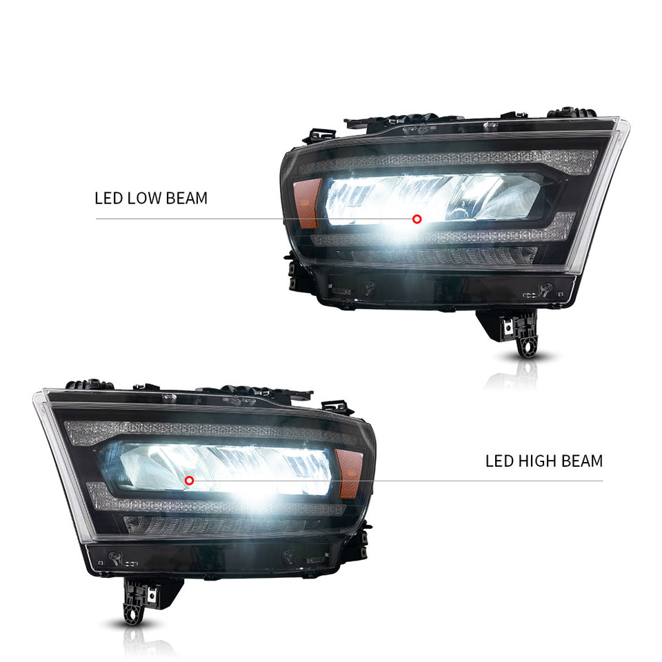 Ram 1500 2019-2024 LED headlights