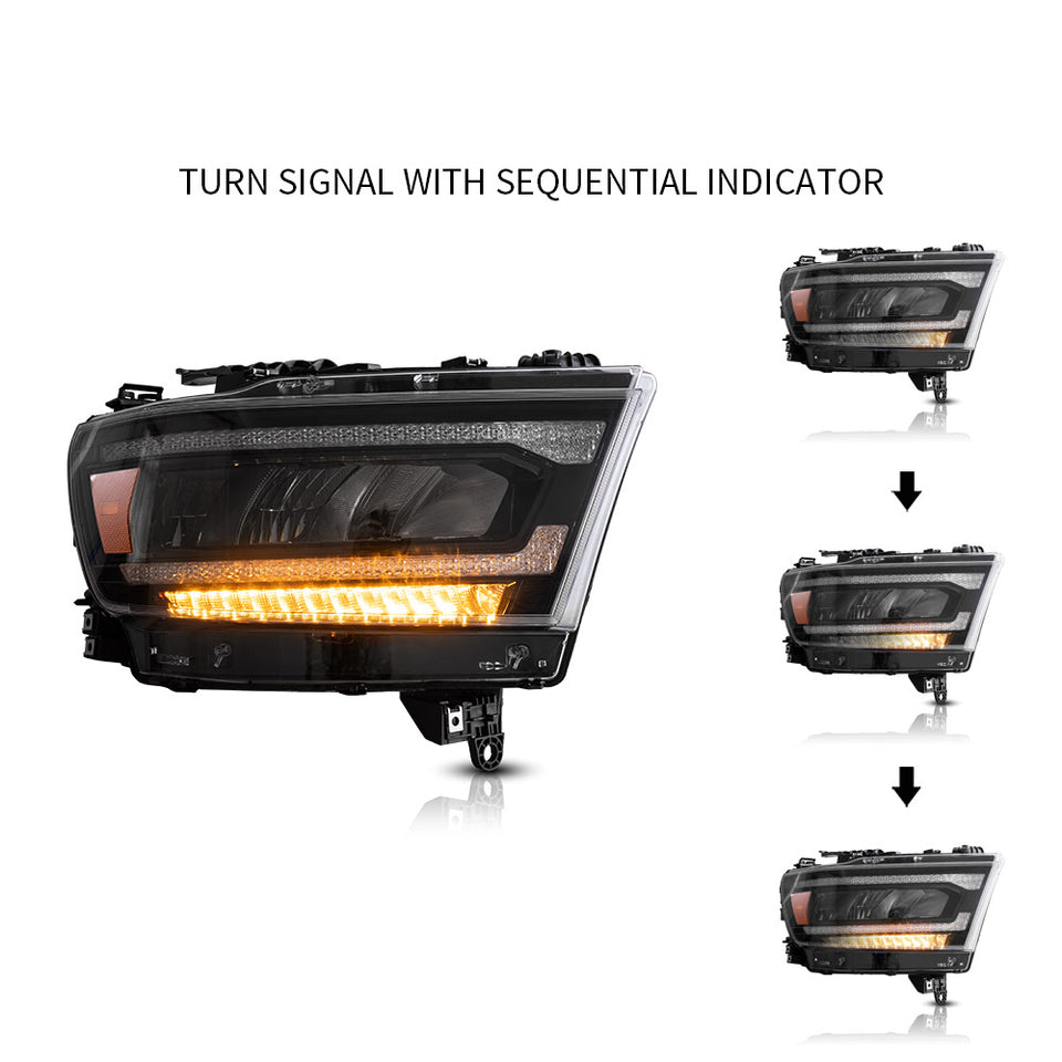 Ram 1500 2019-2024 LED headlights