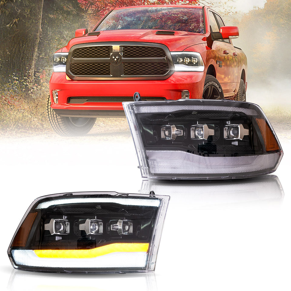 2009-2018 Ram 1500 2500 3500 LED Headlights