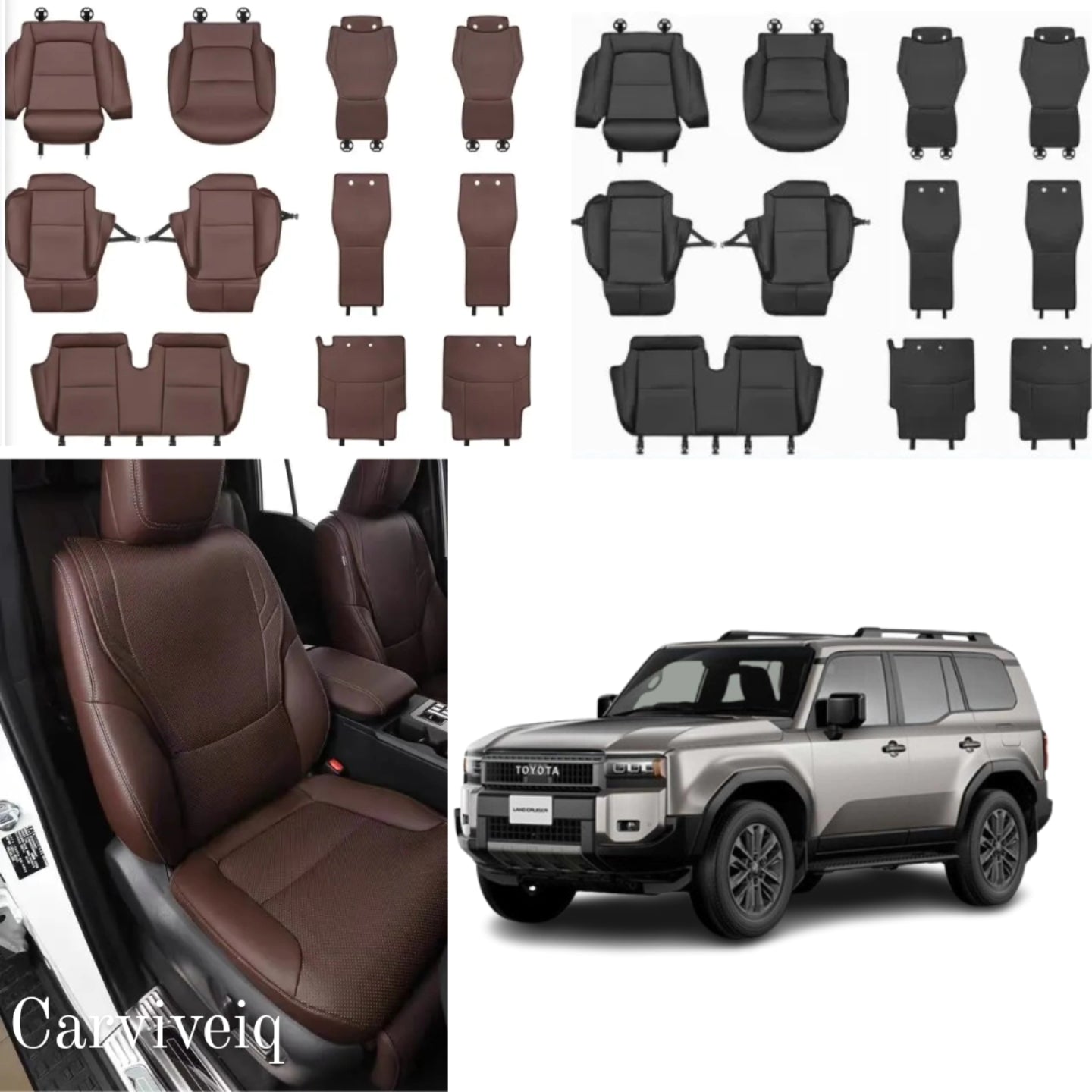 2024 toyota prado lc250 seat cover