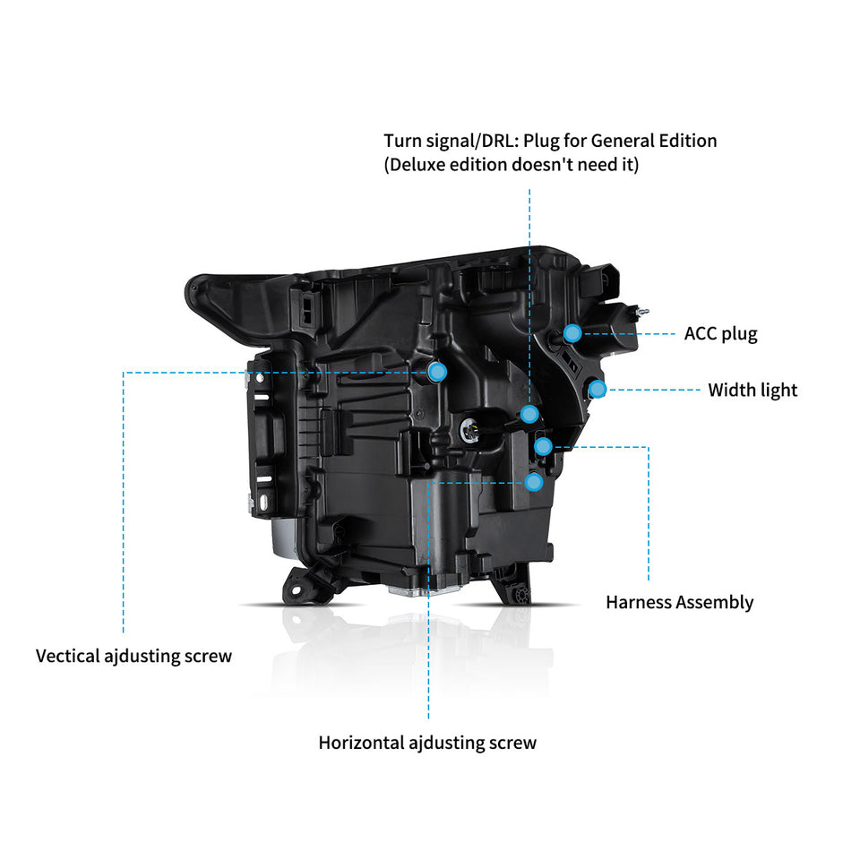 2021-2024 Ford F150 LED DRL headlights