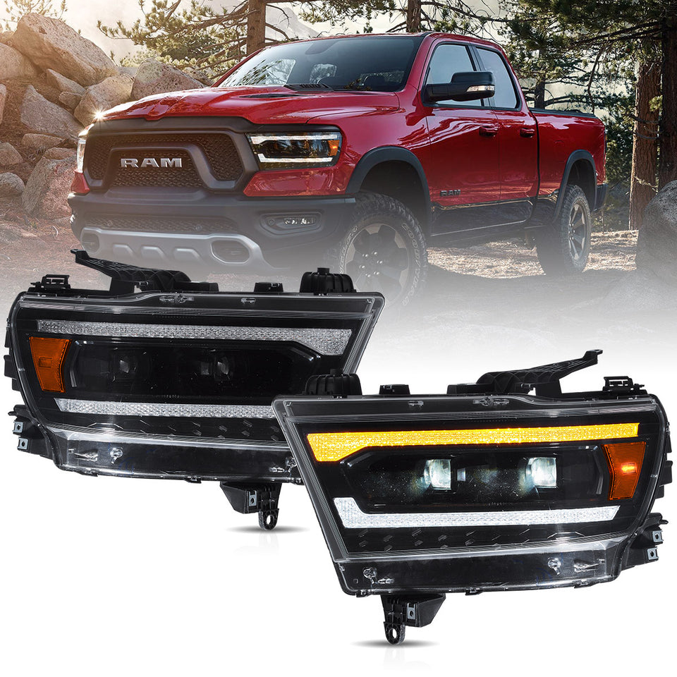 2019-2024 RAM 1500 / RAM REBEL headlights.