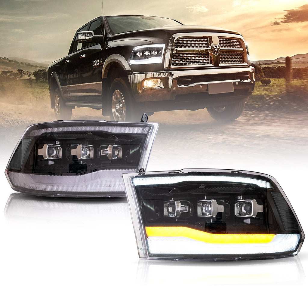 2009-2018 Ram 1500 2500 3500 LED Headlights