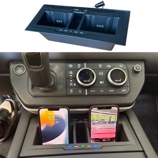 2020-2024 landrover defender dual wireless charger.